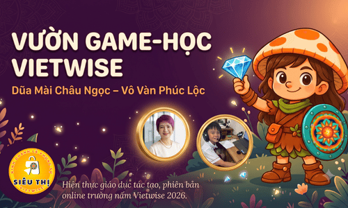 VIETWISE - Thành viên Vườn Game-học Vietwise (6 tháng)